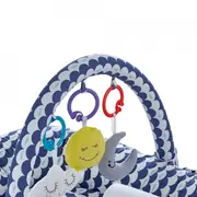 Salteluta BabyNest cu bara jucarii Between parents (Culoare: Turcoaz) JEMbj_4896