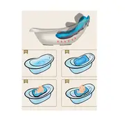 Salteluta suport pentru baita BabyJem (Culoare: Bleu) JEMbj_4362