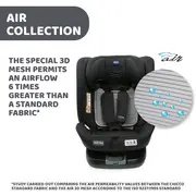 Scaun auto rotativ Chicco Unico EVO i-Size, BlackAir (Negru), de la nastere pana la 12 ani (40-150 cm) CHC8703172-8