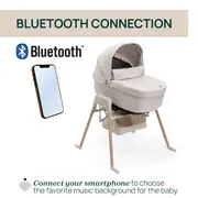 Suport electronic cu sistem de leganare Chicco E-Lullaglide, (compatibil scoica Kory Plus, landou si sezut carucior sport Bellagio), Natural, 0 luni+ CHC8717139-8