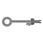 Siguranta impotriva scoaterii cheilor din usa KeyFix REER 7210