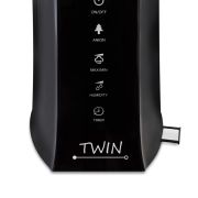 Umidificator cu ionizare si difuzor arome TWIN negru, Airbi BI3221