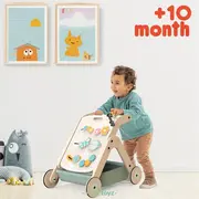 Antepremergator model BBQ din lemn 5 in 1 MamaToyz cu masuta de activitati JEMMtyz_tch