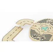 Parcare portabila de masinute din lemn, MamaToyz JEMMtyz_cry