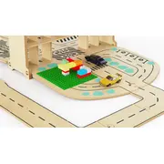 Parcare portabila de masinute din lemn, MamaToyz JEMMtyz_cry