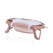 Set cadita pliabila de baie Babyjem, 5 piese, somon JEMbj_5966