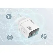 Adaptor priza 35W cu incarcare rapida si protectie supracurent JEMNEN-DOM-LS001