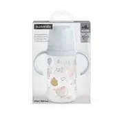 Cana cu muștiuc din silicon, 270 ml, Bears, albastru, Suavinex JEM8426420087018