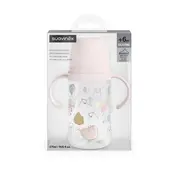 Cana cu muștiuc din silicon, 270 ml, Bears, roz, Suavinex JEM8426420087025
