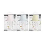 Cana cu muștiuc din silicon, 270 ml, Bears, roz, Suavinex JEM8426420087025