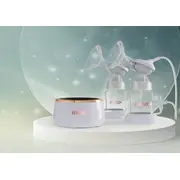 Neno Bella Twin Moon - pompă de s&acirc;n electrică dublă, fără fir JEMNEN-MAM-LK021