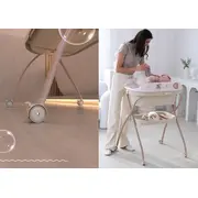 Neno Breza - Cadita 2 in 1 cu salteluta de schimb JEMNEN-BAB-ME017