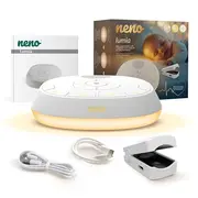 Neno Lumia &ndash; Lampă de veghe pentru bebeluși cu lumini, sunete și pulsometru JEMNEN-MAM-LM003