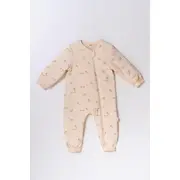 Salopeta cu fermoar, Lamb, BabyCosy, 100% bumbac organic (Marime: 12-18 Luni) JEMBC-CSY8187-12