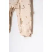 Salopeta cu fermoar, Lamb, BabyCosy, 100% bumbac organic (Marime: 12-18 Luni) JEMBC-CSY8187-12