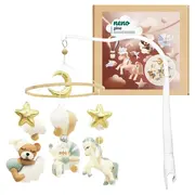 Neno Gino &ndash; carusel pentru pătuț cu suport de prindere JEMNEN-BAB-ZB006