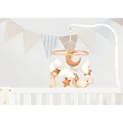 Neno Leo &ndash; carusel pentru pătuț cu suport de prindere JEMNEN-BAB-ZB004