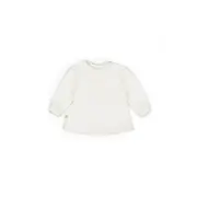 Set bluză și pantalon, Bow, BabyCosy, 100%bumbac organic, Powder (Marime: 12-18 Luni) JEMBC-CSY8158-12