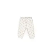 Set bluză și pantalon, Bow, BabyCosy, 100%bumbac organic, Powder (Marime: 6-9 luni) JEMBC-CSY8158-6