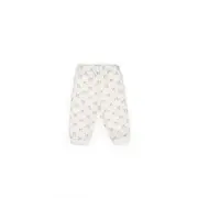 Set bluză și pantalon, Bow, BabyCosy, 100%bumbac organic, Powder (Marime: 9-12 luni) JEMBC-CSY8158-9