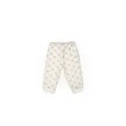 Set bluză și pantalon, Bow, BabyCosy, 100%bumbac organic, Stone (Marime: 18-24 Luni) JEMBC-CSY8157-18