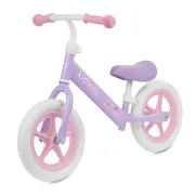 Bicicleta De Echilibru Fara Pedale Pentru Copii, Reglabila Si Roti Late Eva De 12  , Rebel Violet, Kidwell Pjbrobireb16a0