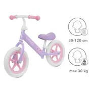 Bicicleta De Echilibru Fara Pedale Pentru Copii, Reglabila Si Roti Late Eva De 12  , Rebel Violet, Kidwell Pjbrobireb16a0