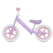 Bicicleta De Echilibru Fara Pedale Pentru Copii, Reglabila Si Roti Late Eva De 12  , Rebel Violet, Kidwell Pjbrobireb16a0