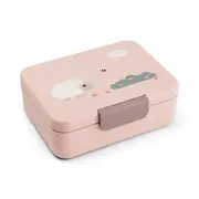 Caserola pentru pranz Done by Deer cu divizor Tiny Farm Powder