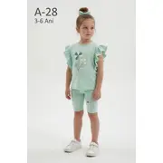 Compleu din doua piese cu colantei, vernil, comix bye26y107-1