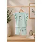 Compleu din doua piese cu colantei, vernil, comix bye26y107-1