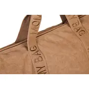 Geanta de bebe Childhome Mommy Bag Signature Prestige Hazlenut