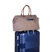 Geanta de bebe Childhome Mommy Bag Signature Teddy Soft Brown