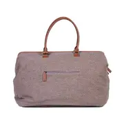 Geanta de bebe Childhome Mommy Bag Signature Teddy Soft Brown