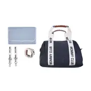 Geanta de bebe Childhome Mommy Club Canvas Black