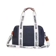 Geanta de bebe Childhome Mommy Club Canvas Black