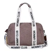 Geanta de bebe Childhome Mommy Club Signature Teddy Soft Brown