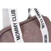 Geanta de bebe Childhome Mommy Club Signature Teddy Soft Brown