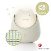 Lampa de veghe Nosiboo Zigg antrenor de somn pentru copii cu lumina rosie si temporizator Grey