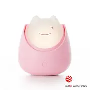 Lampa de veghe Nosiboo Zigg antrenor de somn pentru copii cu lumina rosie si temporizator Pink