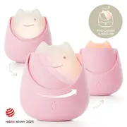 Lampa de veghe Nosiboo Zigg antrenor de somn pentru copii cu lumina rosie si temporizator Pink