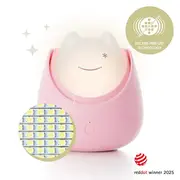 Lampa de veghe Nosiboo Zigg antrenor de somn pentru copii cu lumina rosie si temporizator Pink