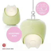 Lampa de veghe Nosiboo Zigg antrenor de somn pentru copii cu lumina rosie si temporizator Sage