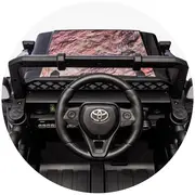 Masinuta electrica Chipolino Toyota FJ Cruiser cu roti EVA granite HUBELJTFJ252AR