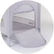 Patut pliabil Chipolino Ariel platinum HUBKOSIAR261PL