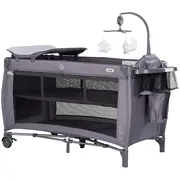 Patut pliabil Chipolino Bella charcoal HUBKOSIB0261CH