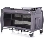 Patut pliabil Chipolino Bella charcoal HUBKOSIB0261CH