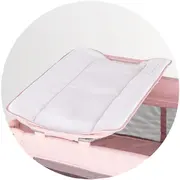 Patut pliabil Chipolino Bella powder pink HUBKOSIB0265PP