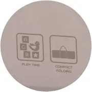 Patut pliabil Chipolino Capri latte HUBKOSIK2602LA