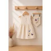 Rochita ivoire oryeda cu broderie delicata bk2808-1